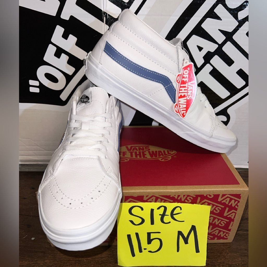 Vans Sk8-Mid Leather Sz 11.5 Men’s